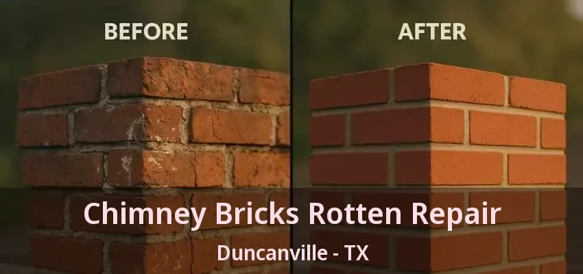 Chimney Bricks Rotten Repair Duncanville - TX