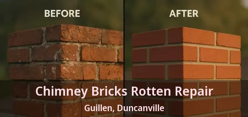 Chimney Bricks Rotten Repair Guillen, Duncanville - TX