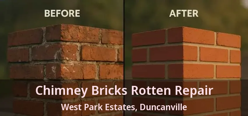 Chimney Bricks Rotten Repair West Park Estates, Duncanville - TX