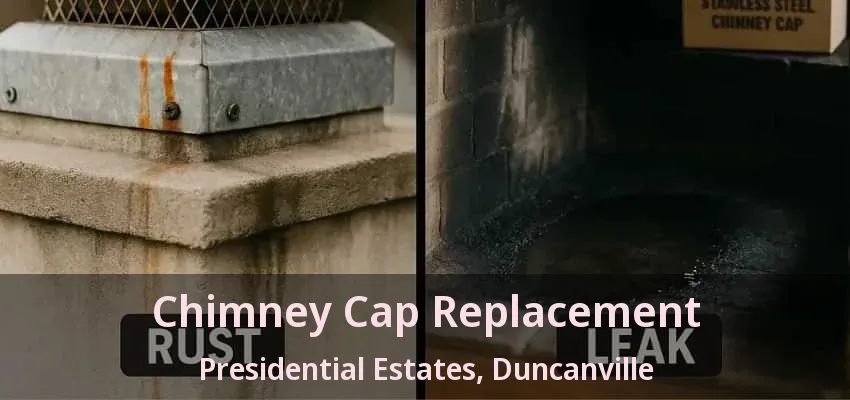 Chimney Cap Replacement Presidential Estates, Duncanville - TX