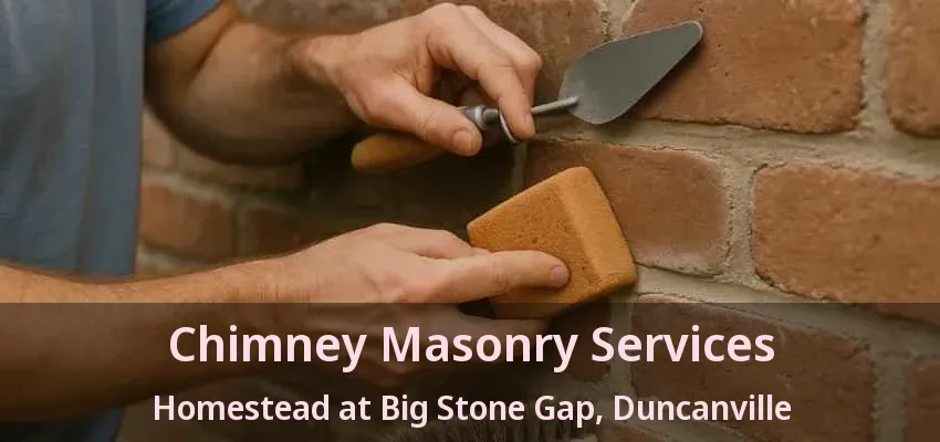 Chimney Masonry Services Homestead at Big Stone Gap, Duncanville - TX