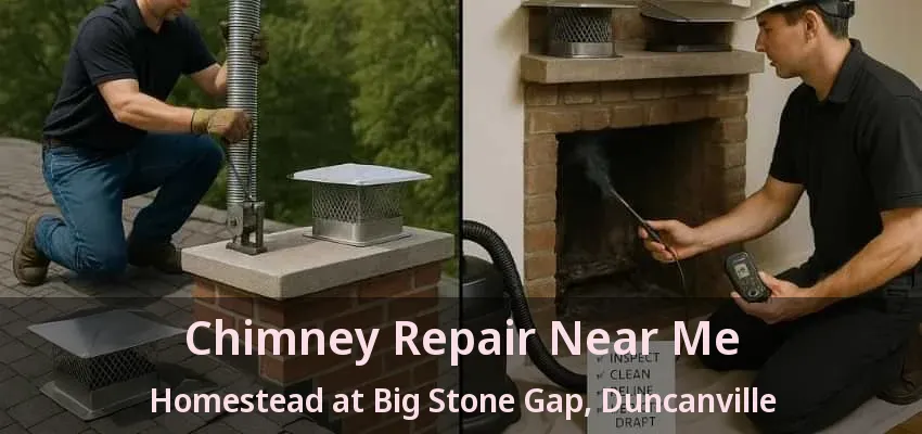 Chimney Repair Near Me Homestead at Big Stone Gap, Duncanville - TX
