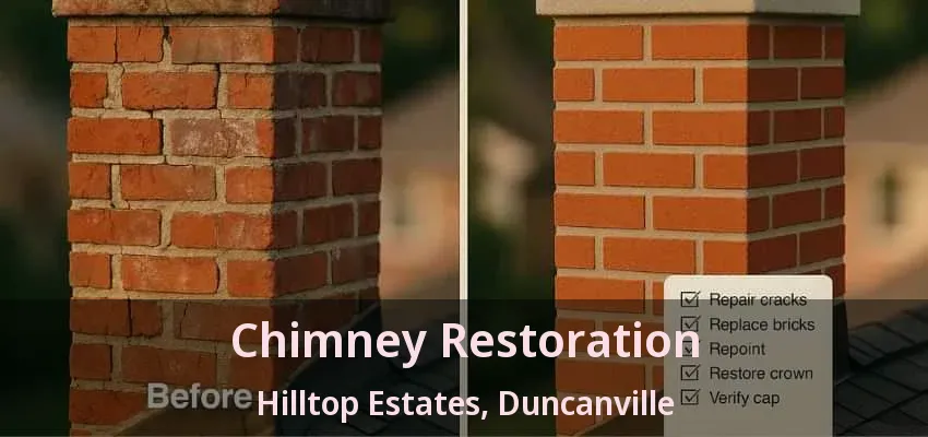 Chimney Restoration Hilltop Estates, Duncanville - TX