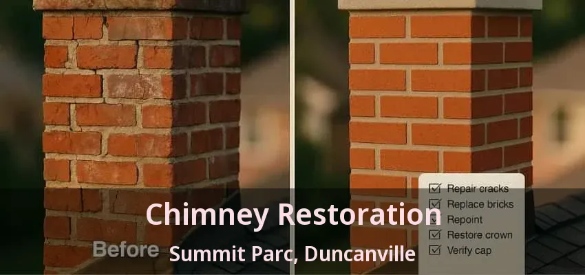Chimney Restoration Summit Parc, Duncanville - TX