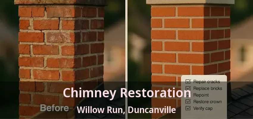 Chimney Restoration Willow Run, Duncanville - TX
