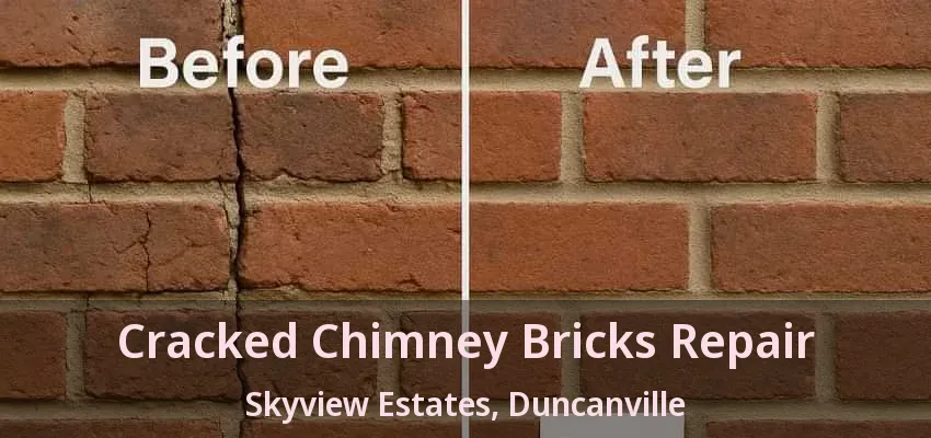 Cracked Chimney Bricks Repair Skyview Estates, Duncanville - TX