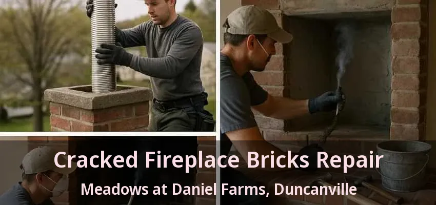 Cracked Fireplace Bricks Repair Meadows at Daniel Farms, Duncanville - TX