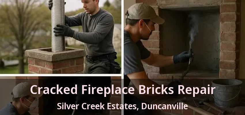 Cracked Fireplace Bricks Repair Silver Creek Estates, Duncanville - TX