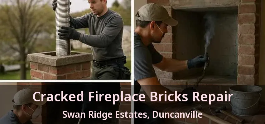 Cracked Fireplace Bricks Repair Swan Ridge Estates, Duncanville - TX