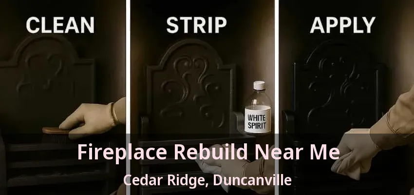 Fireplace Rebuild Near Me Cedar Ridge, Duncanville - TX