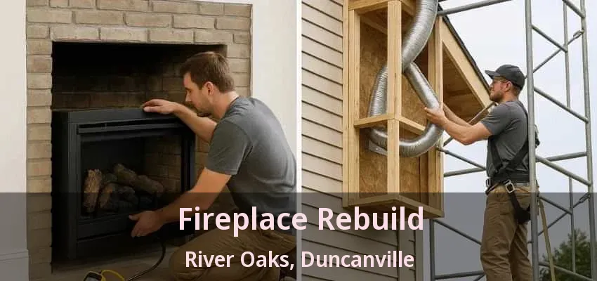 Fireplace Rebuild River Oaks, Duncanville - TX