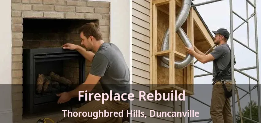 Fireplace Rebuild Thoroughbred Hills, Duncanville - TX