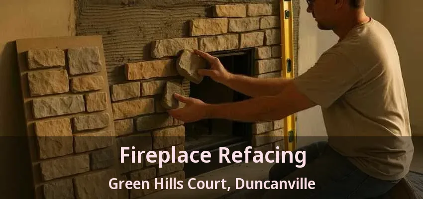 Fireplace Refacing Green Hills Court, Duncanville - TX