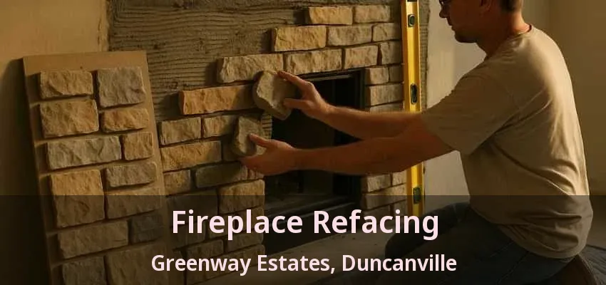 Fireplace Refacing Greenway Estates, Duncanville - TX