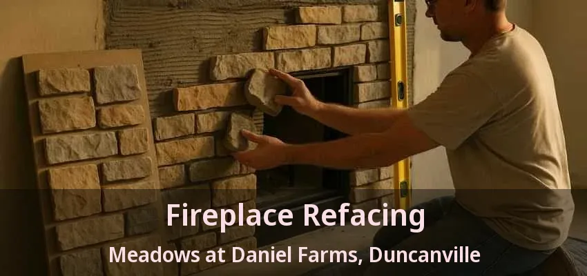 Fireplace Refacing Meadows at Daniel Farms, Duncanville - TX