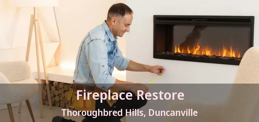 Fireplace Restore Thoroughbred Hills, Duncanville - TX