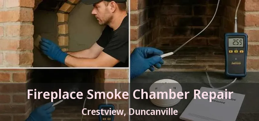 Fireplace Smoke Chamber Repair Crestview, Duncanville - TX