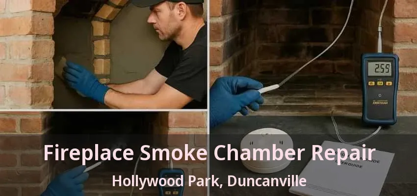 Fireplace Smoke Chamber Repair Hollywood Park, Duncanville - TX