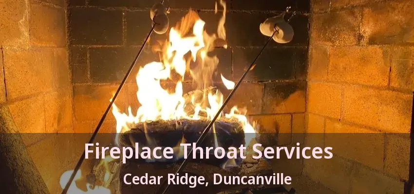 Fireplace Throat Services Cedar Ridge, Duncanville - TX