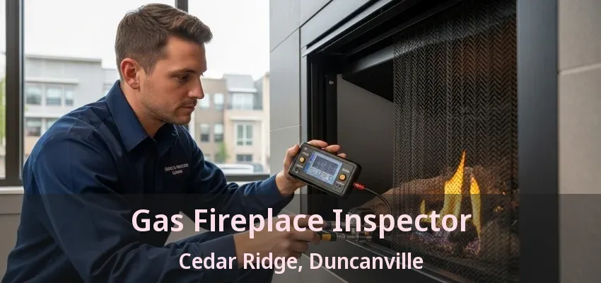 Gas Fireplace Inspector Cedar Ridge, Duncanville - TX