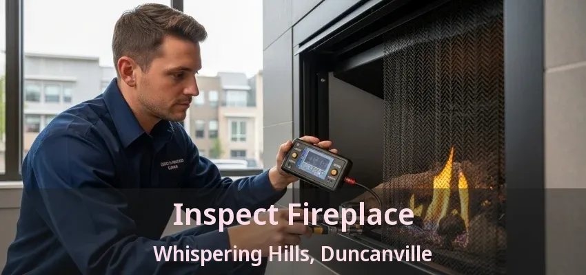 Inspect Fireplace Whispering Hills, Duncanville - TX