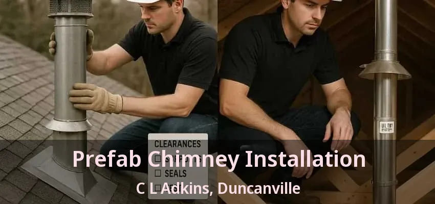 Prefab Chimney Installation C L Adkins, Duncanville - TX