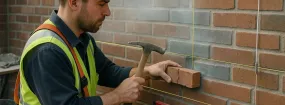 Cracked Chimney Bricks Repair Lime Tree, Duncanville